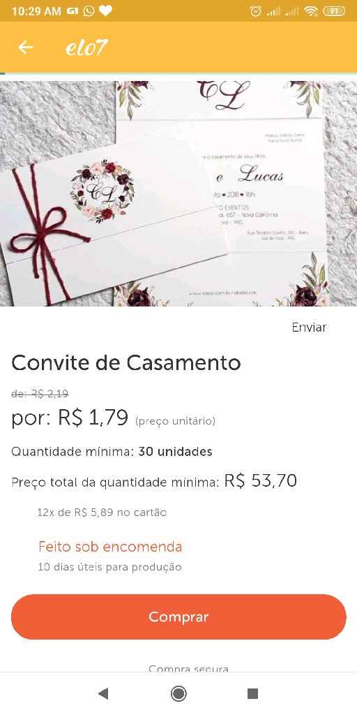 Meus convites 💌🥰 - 1