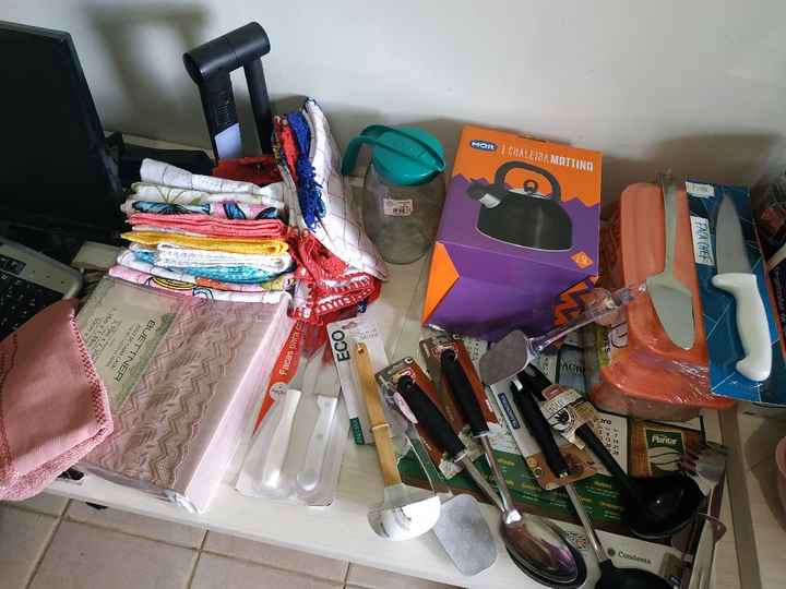 Chá dos noivos - presentes - 2