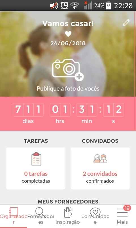 Quantos dias faltam para o seu casamento? - 1