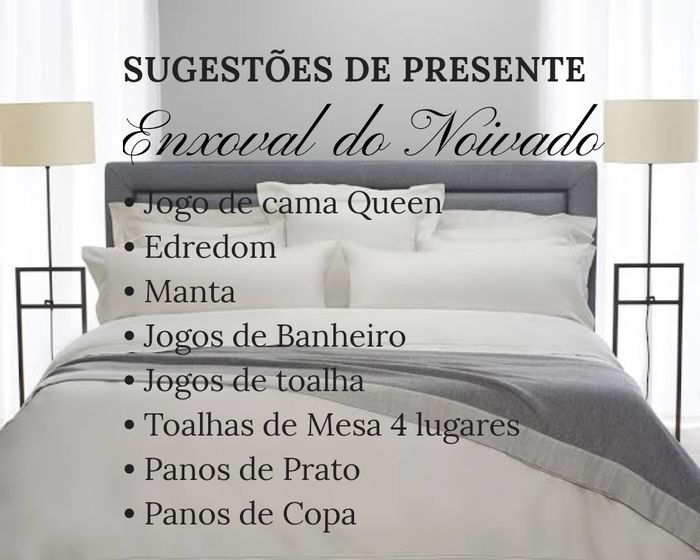 Enxoval de  casamento! - 1