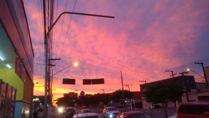 Pôr do Sol diferente! #vemver 😍🌄 - 1