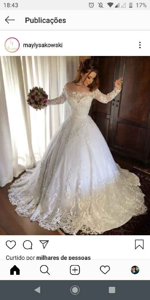 Com qual modelo de vestido que vocês sonham para o grande dia? - 1
