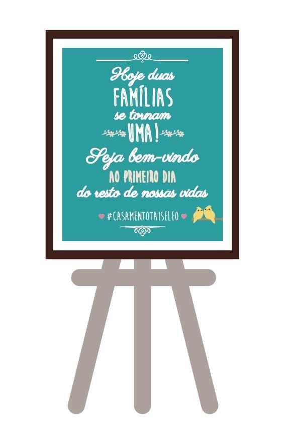 Quadro no cavalete