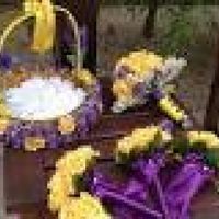 Decoração Roxo e Amarelo