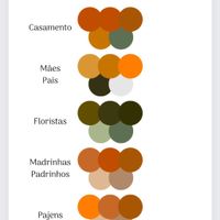 Cores das madrinhas - 1