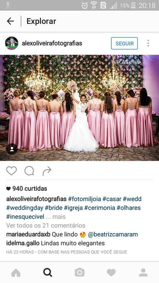 Quem também optou por madrinhas da mesma cor ? - 2