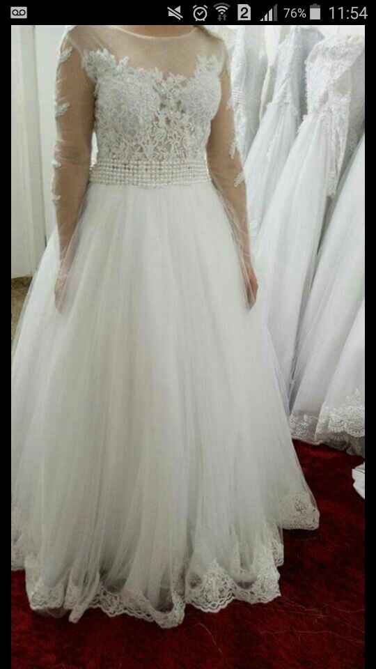 Meu vestido de noiva vem ver !!!! - 1