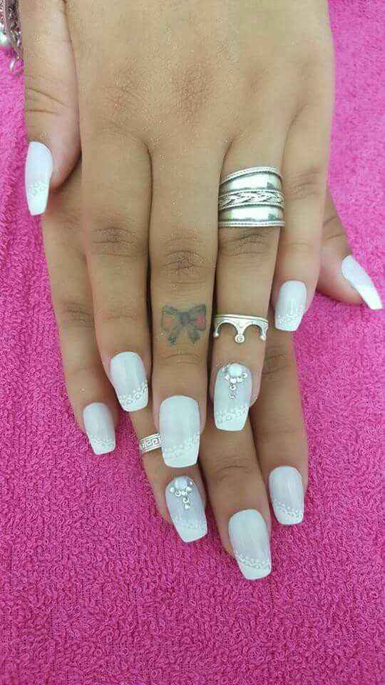  Unhas decoradas para a noiva : Sim ou Não? - 1