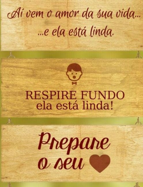Plaquinhas de casamento  *-* - 2