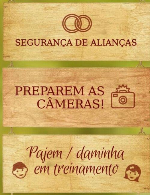 Plaquinhas de casamento  *-* - 4