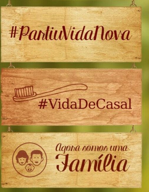 Plaquinhas de casamento  *-* - 7
