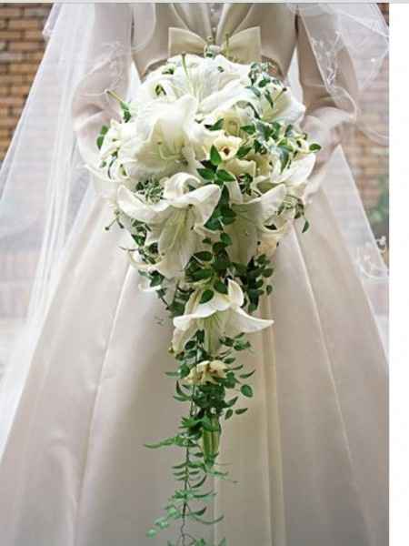 Bouquet noiva verde e branco