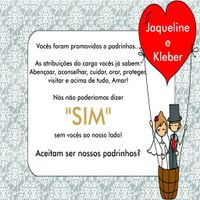 Convite dos padrinhos