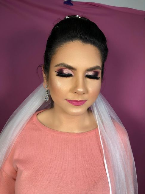 Meu teste de make e penteado 2