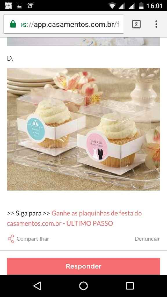 Ganhe as plaquinhas de festa do casamentos.com.br - ÚLTIMO PASSO - 1