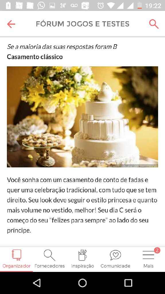 Casamento dos sonhos - RESULTADO! - 1