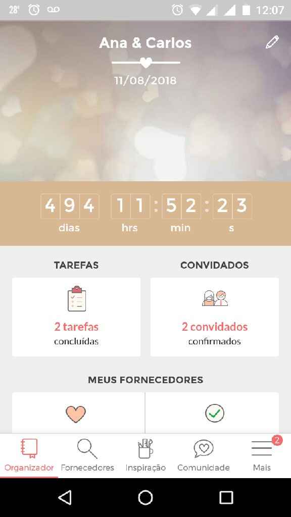 Quantos dias faltam para o grande dia? - 1