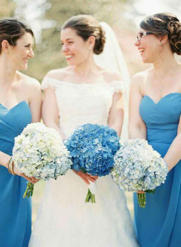Bouquet azul royal - 1