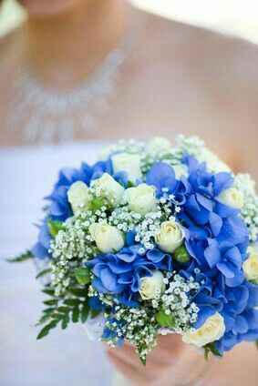 Bouquet azul royal - 2