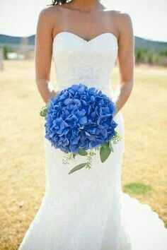 Bouquet azul royal - 3