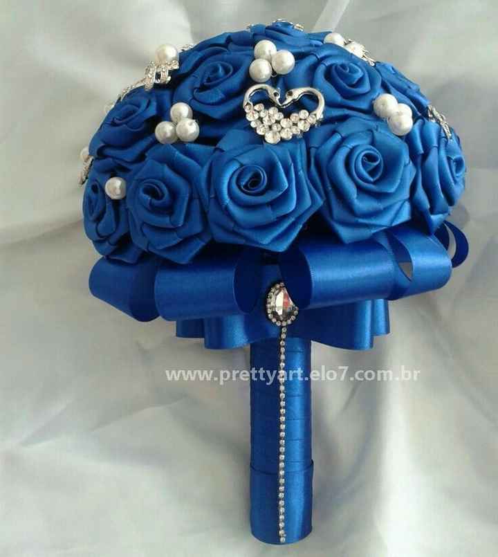 Bouquet azul royal - 4