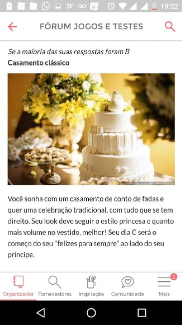 Casamento dos sonhos - RESULTADO! - 1