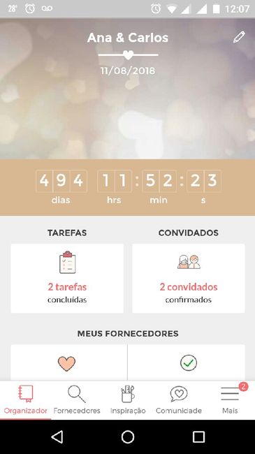 Quantos dias faltam para o grande dia? - 1