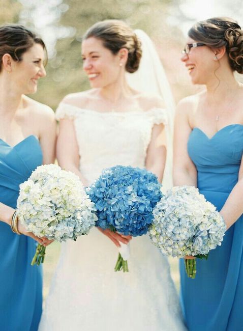 Bouquet azul royal - 1