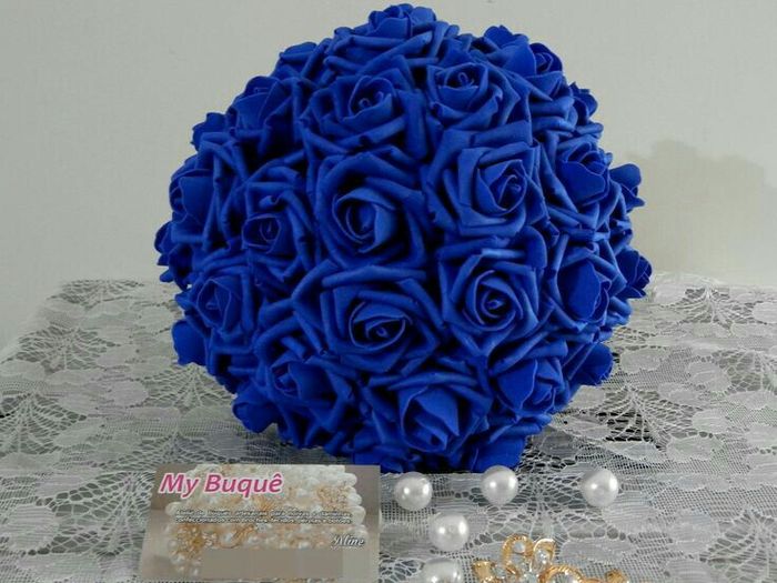Bouquet azul royal - 5