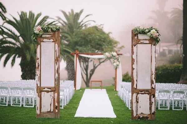 Porta - Casamento ao ar Livre 