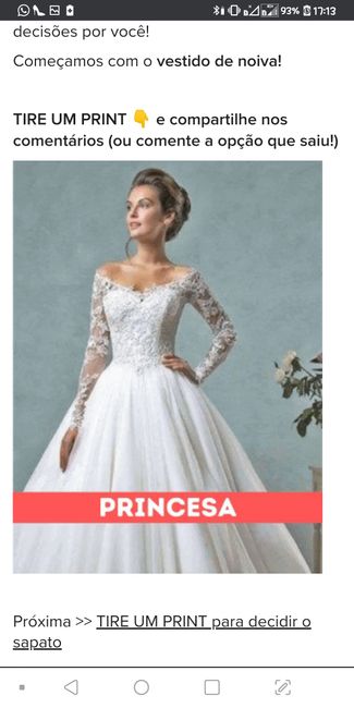 TIRE UM PRINT para decidir o vestido - 1