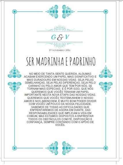 Manual Padrinhos