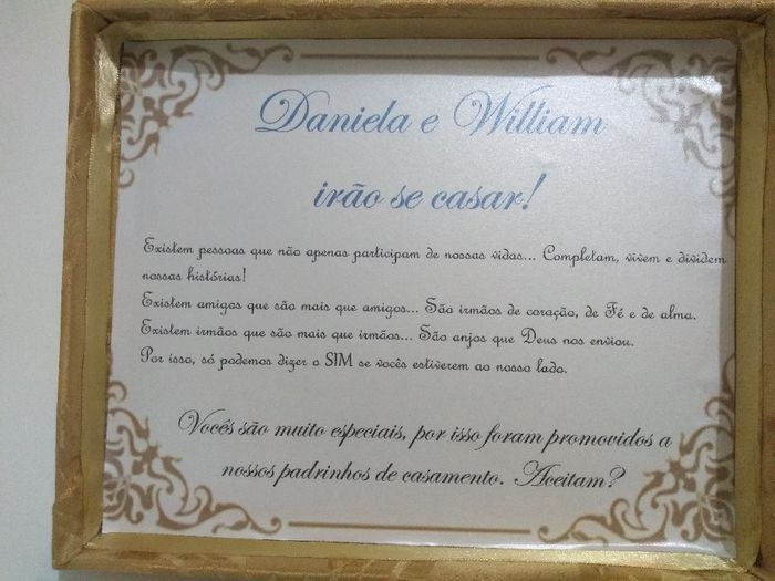 Caixa dos padrinhos - 2
