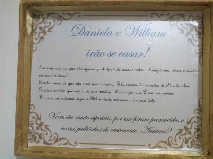 Caixa dos padrinhos - 2