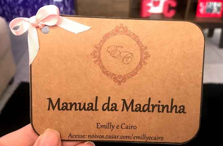 Manual das madrinhas 
