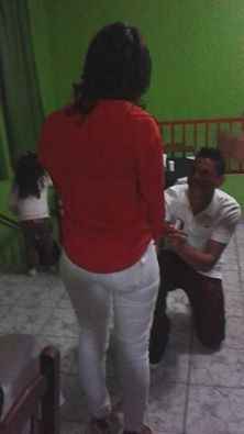 Nosso anunciamento de noivado ♥