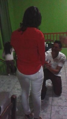 Nosso anunciamento de noivado ♥