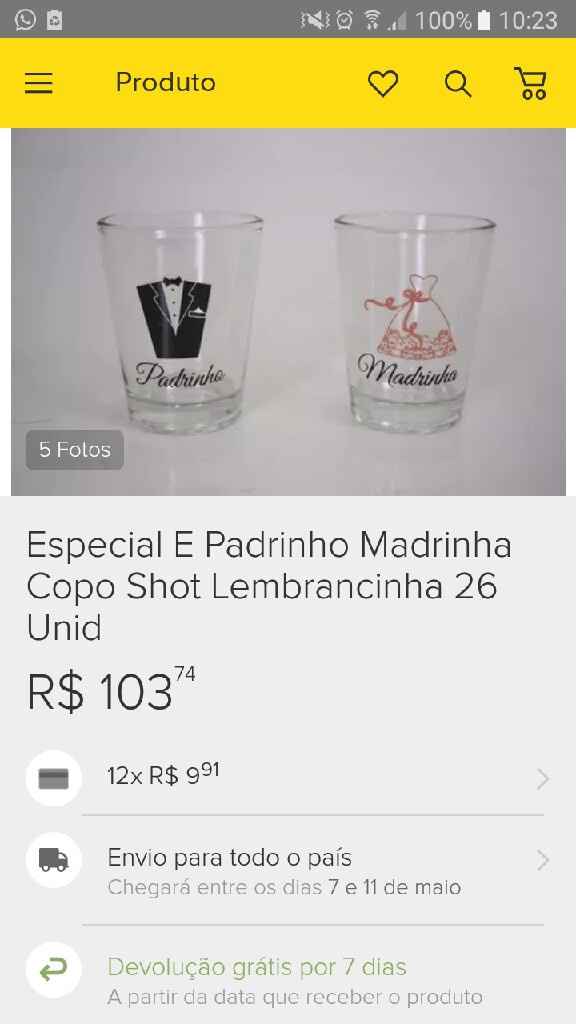 Caixa Padrinhos - 1