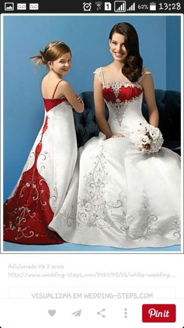 Ideias de casamento  branco preto e vermelho - 6