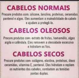 Cabelos Normais/Oleosos/Secos