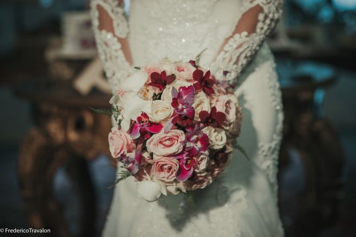 o Buquê do dia do casamento