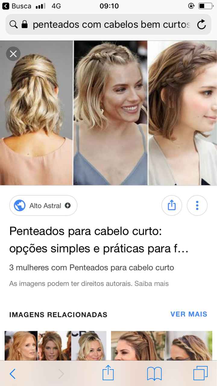 Cabelo e maquiagem... - 2