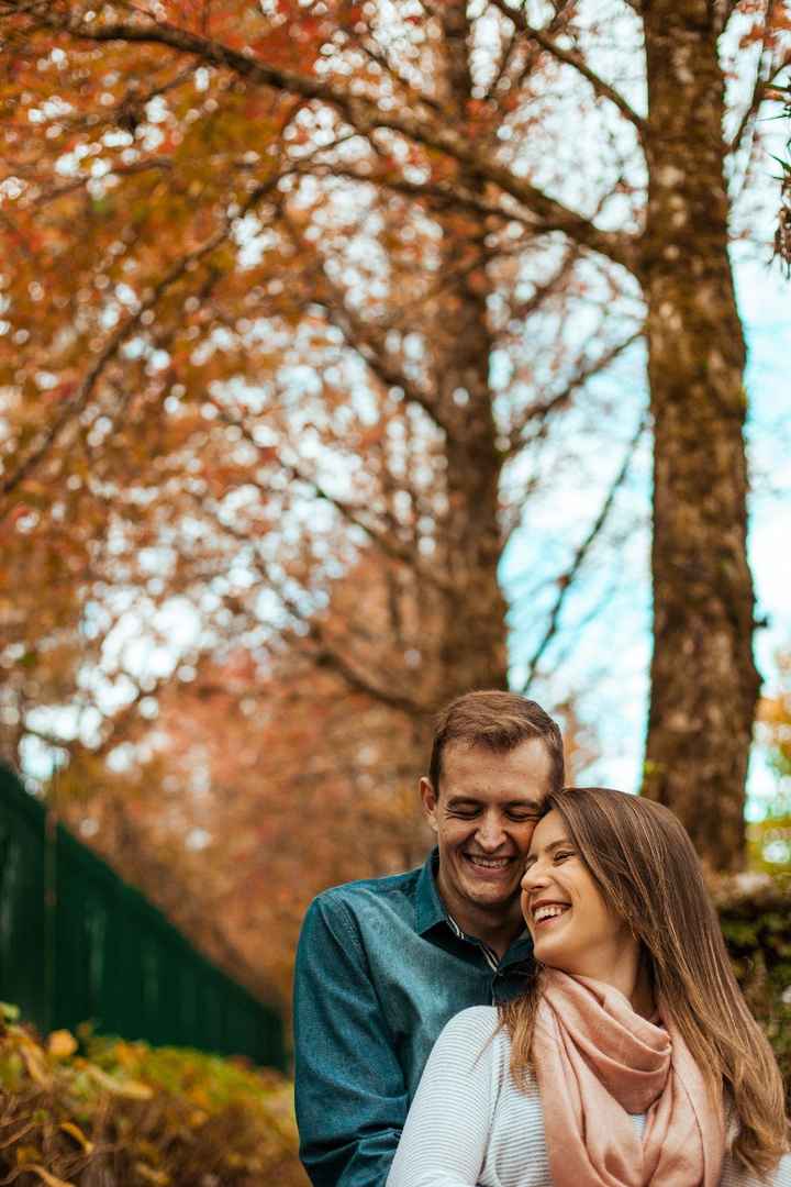 na rua dos plátanos em Gramado - RS