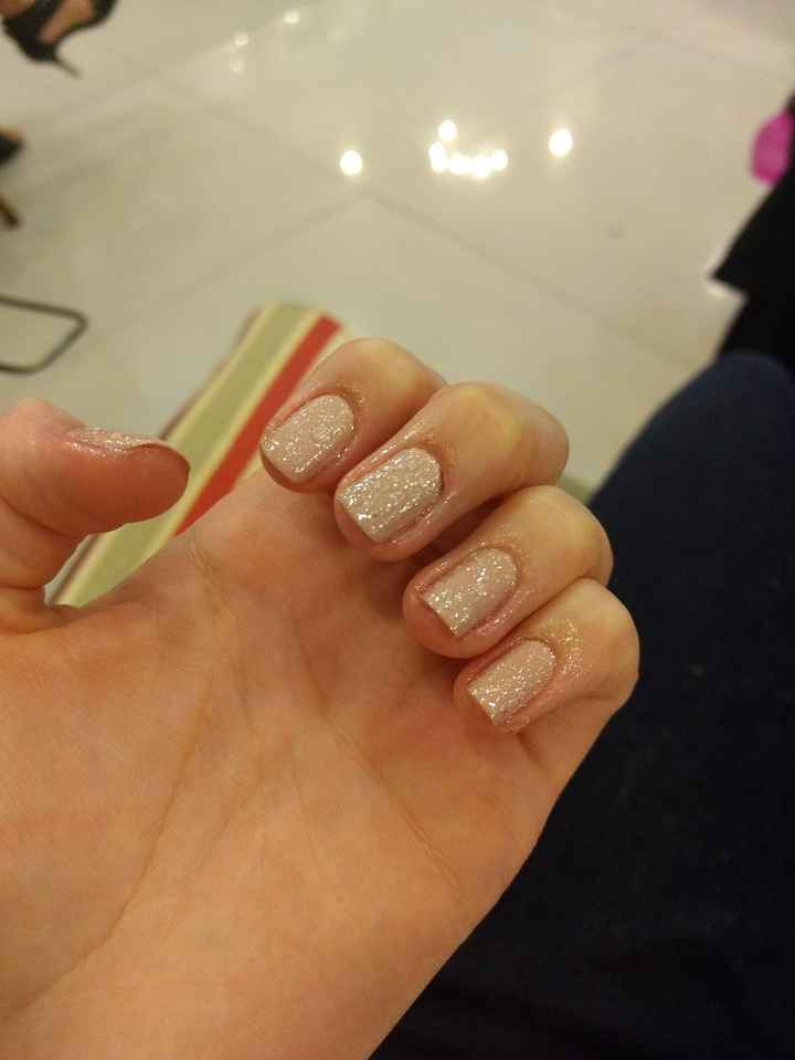Minhas unhas do casamento