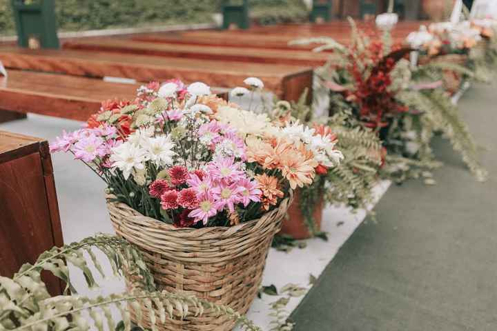 Cesto de flores da cerimônia II
