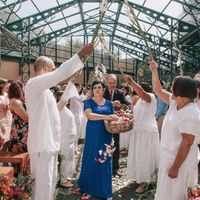 minha mãe e meu sogro floristas