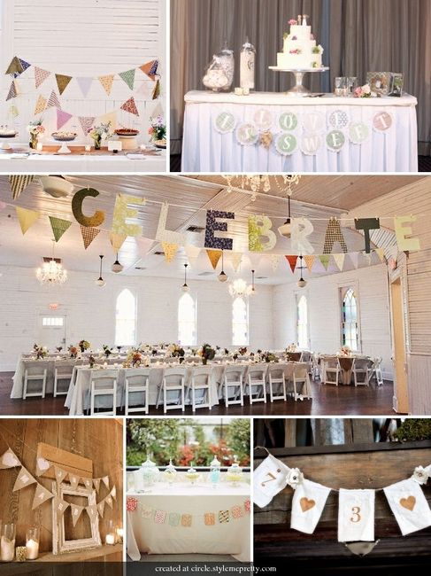 Bandeiras para a decoração