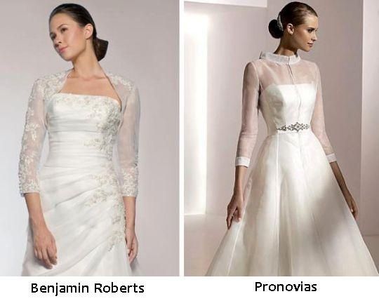 Vestido noiva manga longa