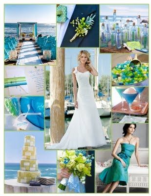 Verde e azul