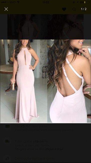Agora acho meu vestido #ajudem escolhendo dois looks - 1